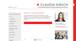 Desktop Screenshot of claudiakirsch.de