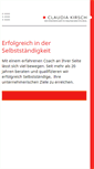 Mobile Screenshot of claudiakirsch.de